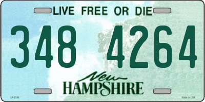 NH license plate 3484264