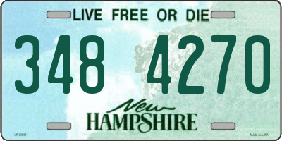 NH license plate 3484270