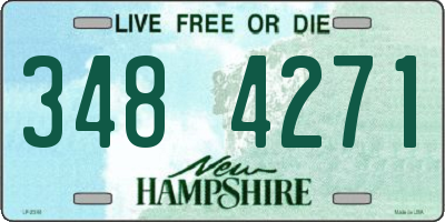 NH license plate 3484271