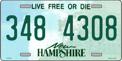 NH license plate 3484308
