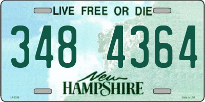 NH license plate 3484364