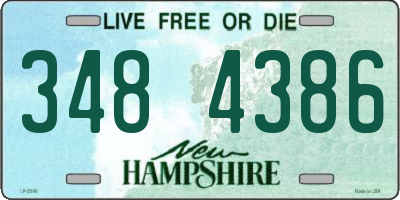 NH license plate 3484386