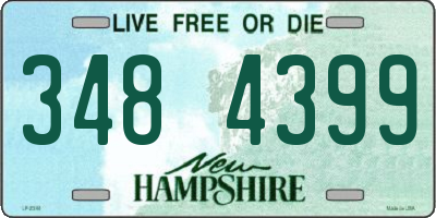 NH license plate 3484399