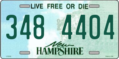 NH license plate 3484404