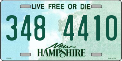 NH license plate 3484410