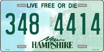 NH license plate 3484414