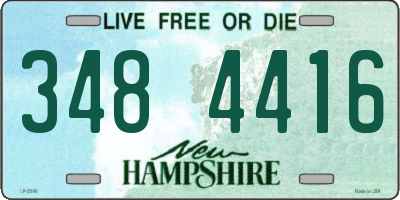 NH license plate 3484416