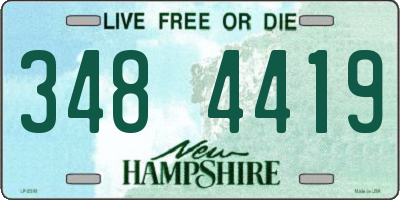 NH license plate 3484419