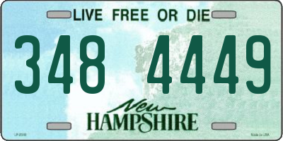 NH license plate 3484449