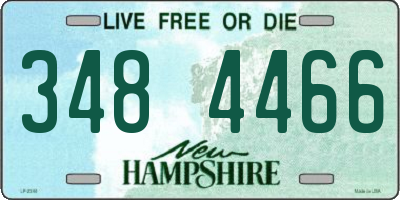 NH license plate 3484466