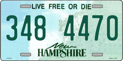 NH license plate 3484470