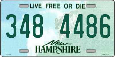 NH license plate 3484486