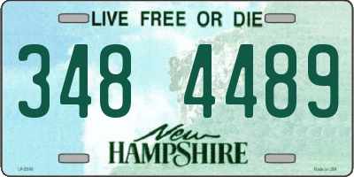 NH license plate 3484489