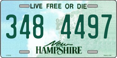 NH license plate 3484497