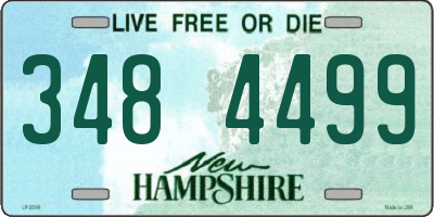 NH license plate 3484499