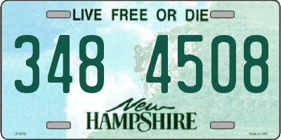 NH license plate 3484508