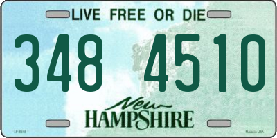 NH license plate 3484510