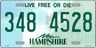 NH license plate 3484528