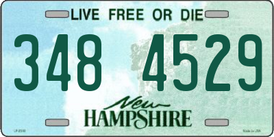 NH license plate 3484529