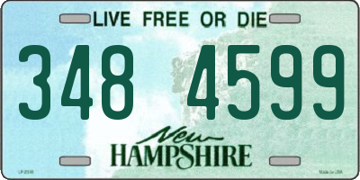 NH license plate 3484599