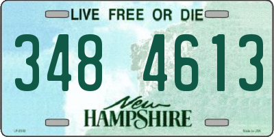 NH license plate 3484613