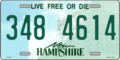 NH license plate 3484614
