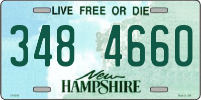 NH license plate 3484660