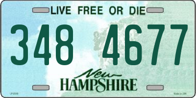 NH license plate 3484677