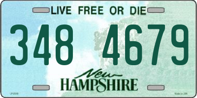 NH license plate 3484679