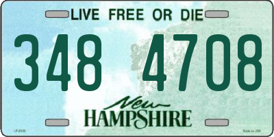 NH license plate 3484708