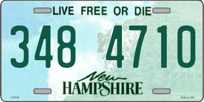 NH license plate 3484710