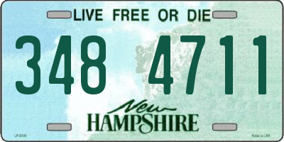 NH license plate 3484711