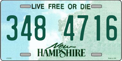 NH license plate 3484716