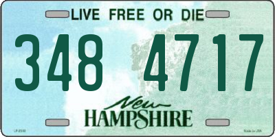 NH license plate 3484717