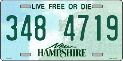 NH license plate 3484719