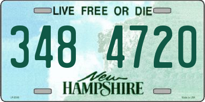 NH license plate 3484720
