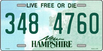 NH license plate 3484760