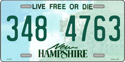 NH license plate 3484763