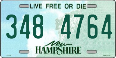 NH license plate 3484764