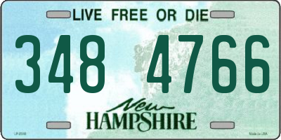 NH license plate 3484766