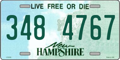 NH license plate 3484767