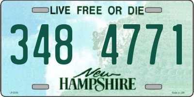 NH license plate 3484771