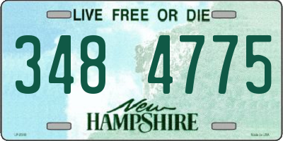 NH license plate 3484775
