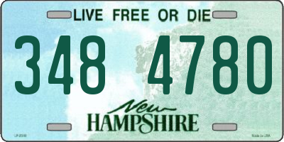 NH license plate 3484780
