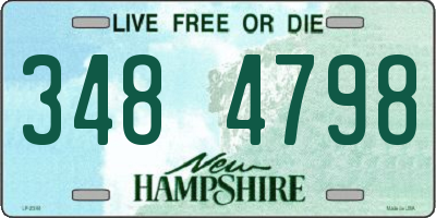 NH license plate 3484798