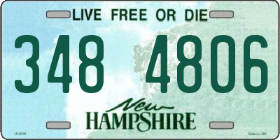 NH license plate 3484806