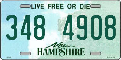 NH license plate 3484908