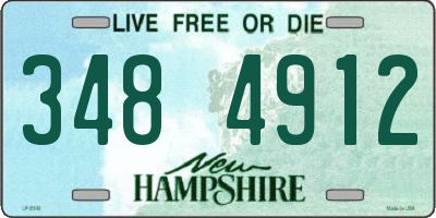NH license plate 3484912