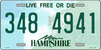 NH license plate 3484941
