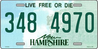 NH license plate 3484970